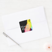 ハッピーホリ スクエアシール (封筒)