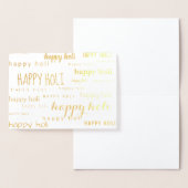 ハッピーホリ 箔カード (ディスプレー)