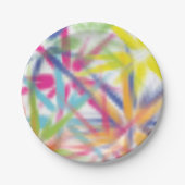 ハッピーホリ、色のフェスティバル、ホリーハイパーティー ペーパープレート (正面)