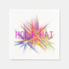 ハッピーホリ、色のフェスティバル、ホリーハイ紙 スタンダードカクテルナプキン