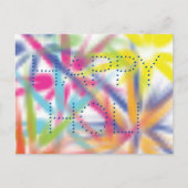 ハッピーホリ、色のフェスティバル、ホリーハイ ポストカード (正面)