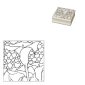 ハッピーホローガメ – カラユリ ラバースタンプ (押印)