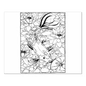 ハッピーホローコイ ラバースタンプ (インプリント)