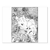 ハッピーホローディアー ラバースタンプ (インプリント)