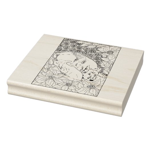 ハッピーホロードイツシェパード ラバースタンプ (スタンプ)