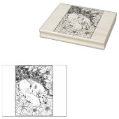 ハッピーホロードイツシェパード ラバースタンプ (押印)