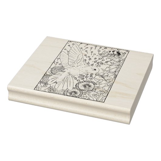 ハッピーホローハミングバード ラバースタンプ (スタンプ)