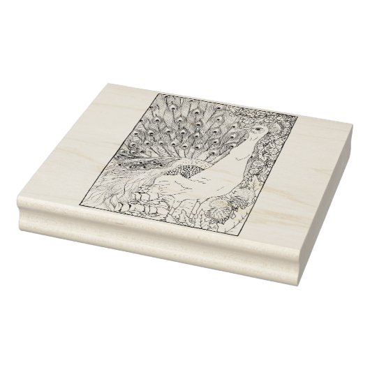 ハッピーホローピーコック ラバースタンプ (スタンプ)