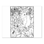 ハッピーホローヤギ ラバースタンプ (インプリント)