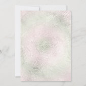 ハッピーホワイトフラワーズバースデーパーティーの招待 招待状 (裏面)