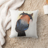ハッピーホース'ハッピーデイブ'装飾用クッションクッション クッション (ブランケット)