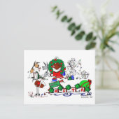 ハッピーホースファームズマンガのクリスマスハガキ シーズンポストカード (スタンド正面)