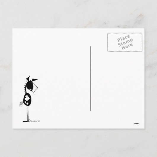 ハッピーホースファームズマンガのクリスマスハガキ シーズンポストカード (裏面)