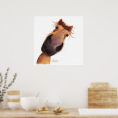 ハッピーホース'不機嫌MAX 'ポスタープリント ポスター (キッチン)