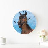 ハッピーホース ラージ壁時計 (ホーム)