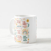 ハッピーホームに意味のあるドードル コーヒーマグカップ (正面左)