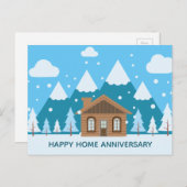 ハッピーホームアニバーサリーウィンターキャビン ポストカード (正面/裏面)