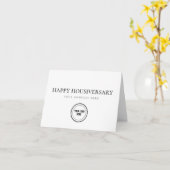 ハッピーホームアニバーサリーエステート実在ロゴ カード (黄色い花)