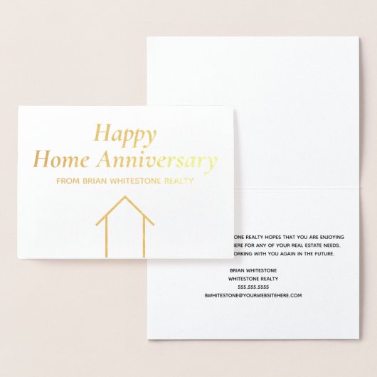 ハッピーホームアニバーサリーエレガントス実在エテート金ゴールド 箔カード (ディスプレー)