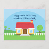 ハッピーホームアニバーサリーカスタム不動産仲介業者 ポストカード (正面)
