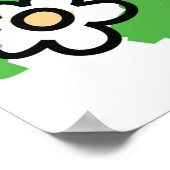 ハッピーホームカラフルハウスアンドスティックフィギュア ポスター (角)