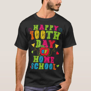 ハッピーホームスクール100th日先生100日T- Tシャツ