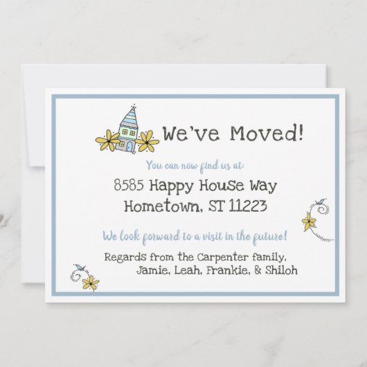 ハッピーホームムービングアナウンス 案内状 (裏面)