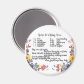 ハッピーホームレシピ マグネット (正面/裏面)