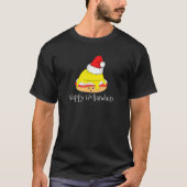 ハッピーホーランダイズエッグプンクリスマスブレックファーストブラン Tシャツ (正面)