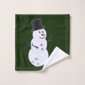 ハッピーボウリデイズボーリング愛好家クリスマス バスタオルセット (ウォッシュタオル)