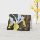 ハッピーボスのデイアイリスあいさつカード カード (黄色い花)