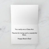 ハッピーボスの日 カード (内部)