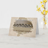 ハッピーボスの日 カード (黄色い花)