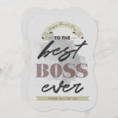 ハッピーボスズデイカード サンキューカード (正面/裏面)