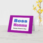 ハッピーボスズデイボスママ カード (黄色い花)