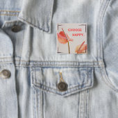 ハッピーボタンの選択 缶バッジ (インサイチュ)