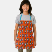 ハッピーボバティーバブルティーアスボバスかわいい エプロン (インサイチュ)