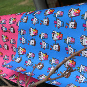 ハッピーボバティーバブルティーアスボバスかわいい ラッピングペーパーシート