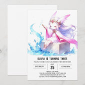 ハッピーボホウィザード誕生日 招待状 (正面/裏面)