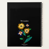 ハッピーボホフラワーズワイルドスピリット引用文ジャーナル プランナー手帳 (裏面)