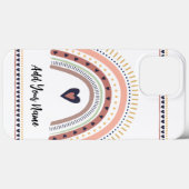 ハッピーボホレインボーモダンミニマルトレンディーシック Case-Mate iPhoneケース (裏面 (横))