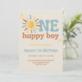 ハッピーボーイの1歳お誕生日おめでとう、太陽を一周 招待状 (スタンド正面)