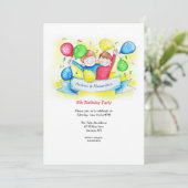 ハッピーボーイズ誕生日 招待状 (スタンド正面)