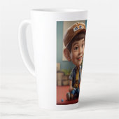 ハッピーボーイ カフェラテマグ (左アングル)