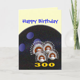 ハッピーボーリング誕生日 カード