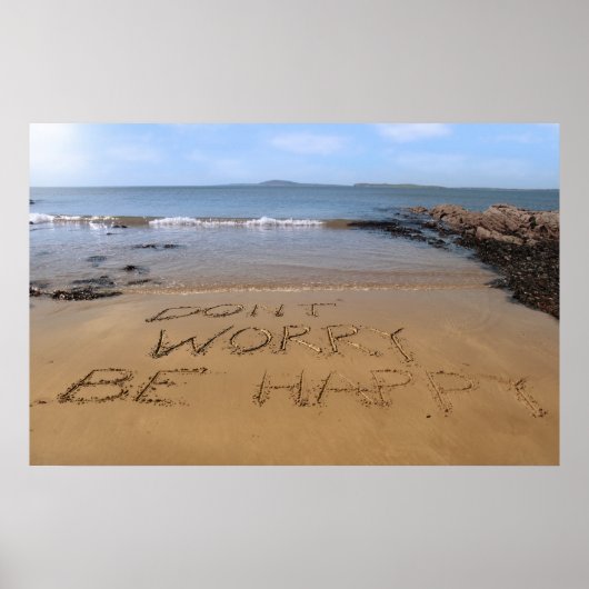 ハッピーポスターを心配しない ポスター (正面)