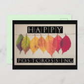 ハッピーポストクロッシングポストカード ポストカード (正面/裏面)
