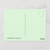 ハッピーポストクロッシングポストカード ポストカード (裏面)