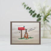 ハッピーポストクロッシング動物はがき ポストカード (スタンド正面)