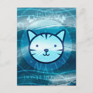 ハッピーポストクロッシング子猫 ポストカード